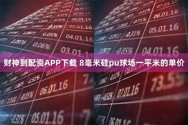 财神到配资APP下载 8毫米硅pu球场一平米的单价
